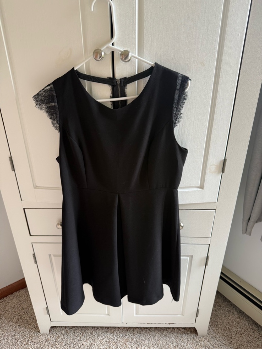 BCBGeneration Black Lace Detail Dress